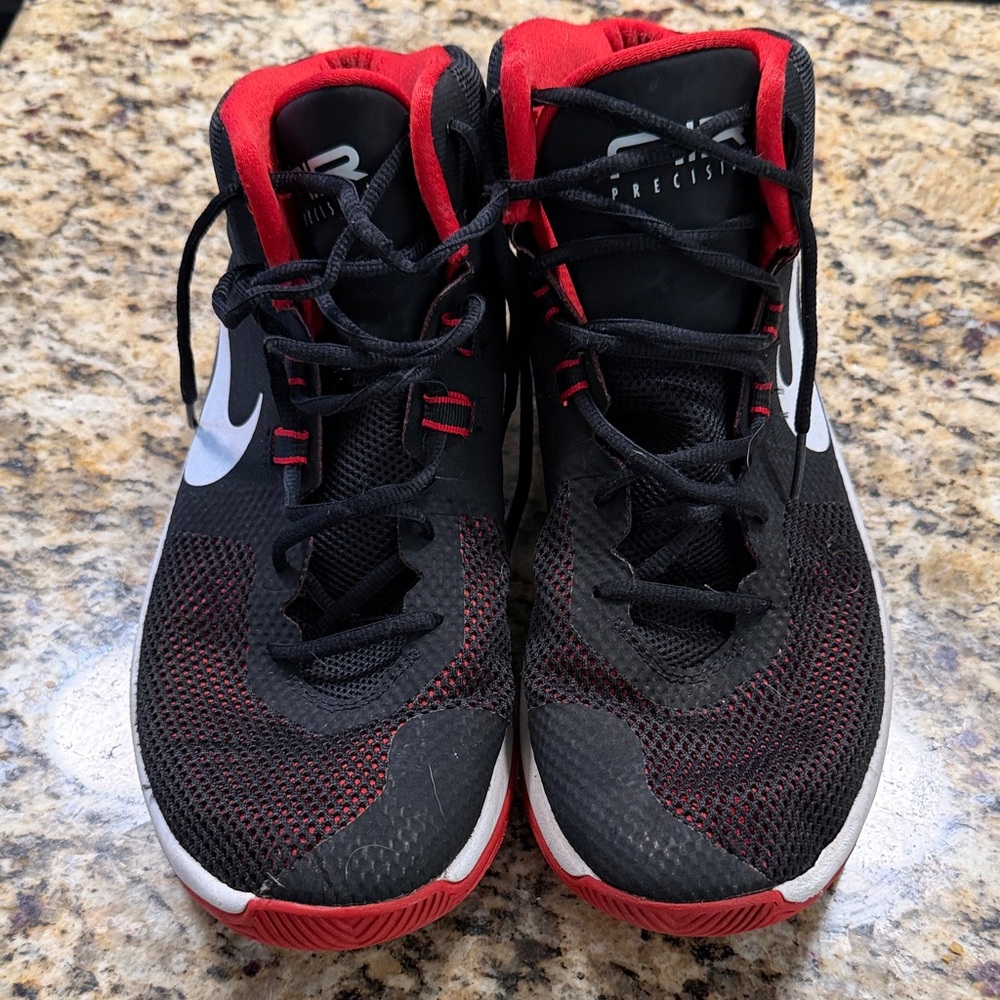 Nike Kids Black and Red Sneakers